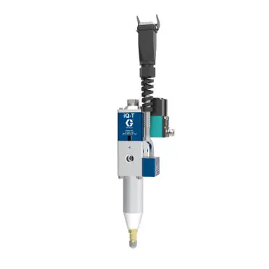 GRACO V25DT060BB - iQ Dispense Valve, Tip-Seal, Heated, 0.039" Tip, 2.36in Nozzle, Direct Mount