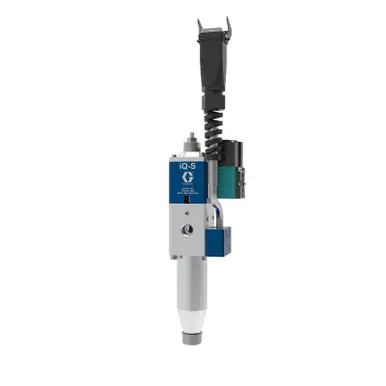 GRACO V25AS060BB - iQ Dispense Valve, Snuff Back, Heated, NPT Tip, 2.36" Nozzle, Direct Mount
