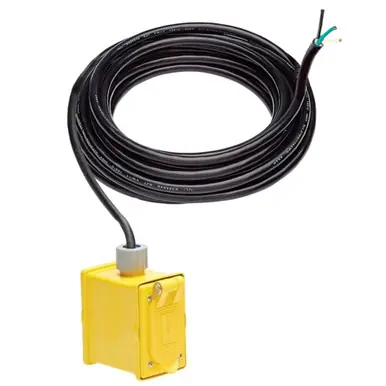 Reelcraft 602332-45 - 12/3 x 45ft Replacement Power Cord w/ Duplex Box