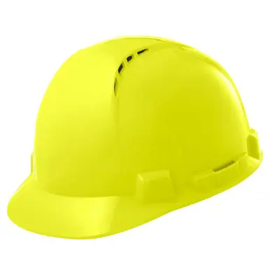 LIFT HBSC-20HV - BRIGGS Short Brim Vented Hard Hat (Hi-Viz Yellow)