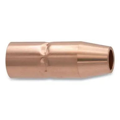 BEST WELDS 900-169-724 - MIG Gun Nozzle, 1/2" Bore, 1/8" Recess, Miller Style, 2ct (2pk)