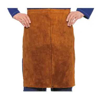 BEST WELDS 902-300 - Premium Side Split Cowhide Leather Waist Apron, 24" x 24" Lava Brown