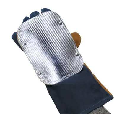 BEST WELDS 902-BACK-HAND-2 - Back Hand Pad, Double Layer, 7" L, Elastic/High-Temp Kevlar Strap
