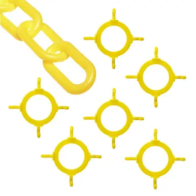 Mr. Chain 97402-KIT Cone Chain Connector Kit with Plastic Chain Yellow