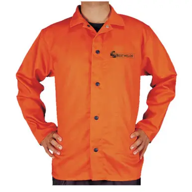 BEST WELDS 902-1230-L - Premium Flame Retardant Jacket, Large, Orange