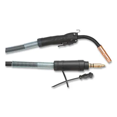 BEST WELDS 900-40015116M - MIG Gun for Tweco Consumables, 400 A, 15ft, Miller Connector, 0.045" to