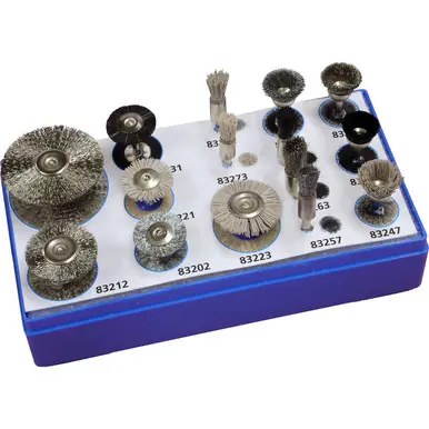 PFERD 82955 Miniature Brush Set, 15 Pieces
