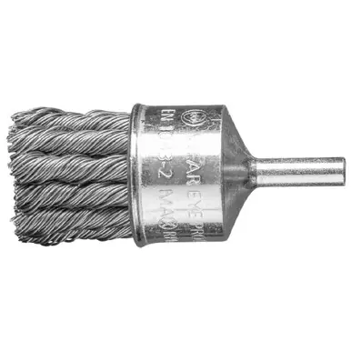 PFERD 145623 1" PSF Knot End Brush .020 CS Wire, 1/4" Shank - BULK PACK (10pk)