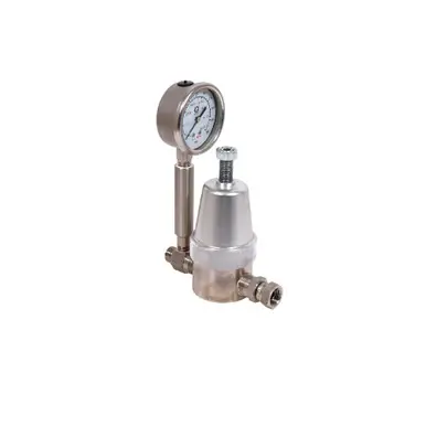 GRACO 236770 - Back Pressure Regulator, Stainless Steel, 3/8 NPT(F) x 1/4 NPT(F) Gauge Port, 180 PSI