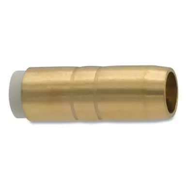 BEST WELDS 900-4491 - MIG Gun Nozzle, 3/4" Bore, Brass, Bernard Style, Heavy-Duty, Insulated, (2pk)