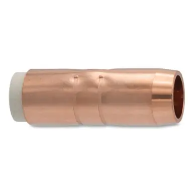 BEST WELDS 900-4591 - MIG Gun Nozzle, 3/4" Bore, Copper, Bernard Style, Heavy-Duty, Insulated, (2pk)