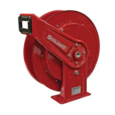 Reelcraft HD78005 OLB - 1/2" x 75 ft. 500 psi, Heavy Duty Chemical Hose Reel w/ Stainless Fluid