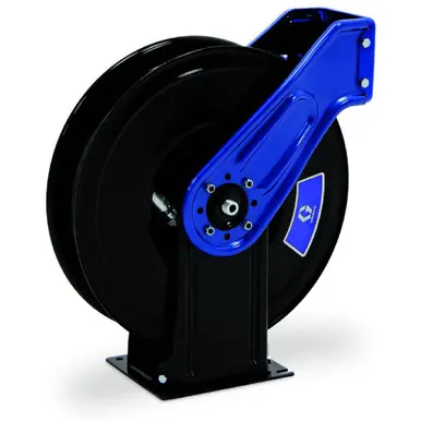 GRACO XDM6DB - XDX20 Oil Hose Reel, 1/2" x 50 ft, No Hose, Blue