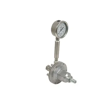GRACO 214980 - Low Pressure Fluid Regulator, 0-30 PSI Range, Stainless Steel, 3/8 NPT(F) x 3/8