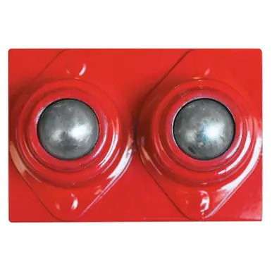 BEST WELDS 900-PS-BTH-2 - Ball Transfer Head for V-Head Pipe Stands, Dual Ball, Carbon Steel, 1000
