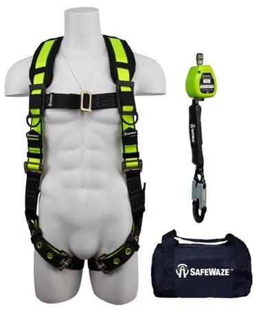 Safewaze FS143-S/M - PRO Bag Combo FS185-S/M Harness, 018-5009 SRL, FS8125 Bag