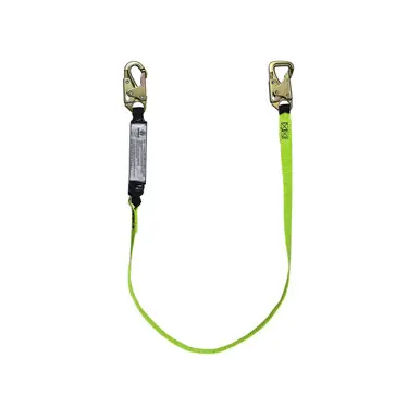 Safewaze FS450 - 6‘ High Profile Energy Absorbing Lanyard w/ Snap and Tie Back Hook