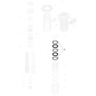 GRACO 17J184 - VEE, UH Packing, V-Max™ UHMWPE