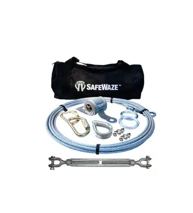 Safewaze 019-8017 - 60‘ 2-Person Portable Cable HLL / Coil EA / No Anchor