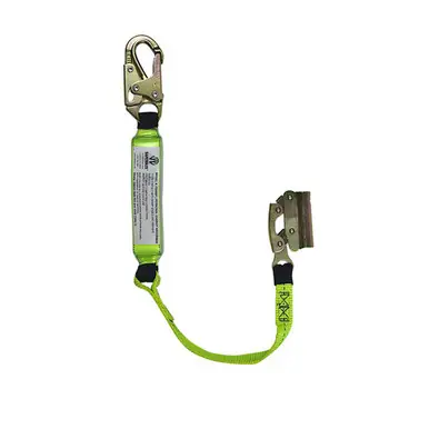 Safewaze FS00SP/FS1117-3 - 3‘ Energy Absorbing Lanyard attached to Non-Removable Fall Arrester