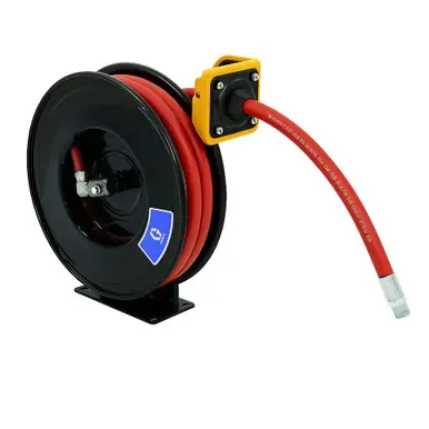 GRACO SDL65F - SDX20 Air/Water/Antifreeze Hose Reel, 1/2" x 50 ft, 300 PSI, Yellow