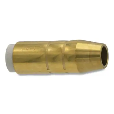 BEST WELDS 900-4392 - MIG Gun Nozzle, 1/2" Bore, Brass, Bernard Style, Heavy-Duty, Insulated, (2pk)