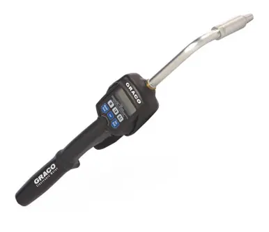 GRACO 24F884 - LDP5 Electronic Preset Meter - Rigid Extension - 1/2" Inlet - Trigger Guard & Swivel