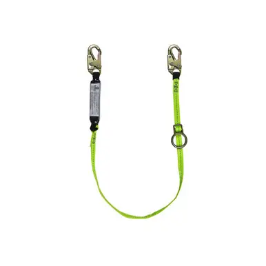 Safewaze FS455 - 6‘ Tie Back Ring Energy Absorbing Lanyard w/ Snap Hook