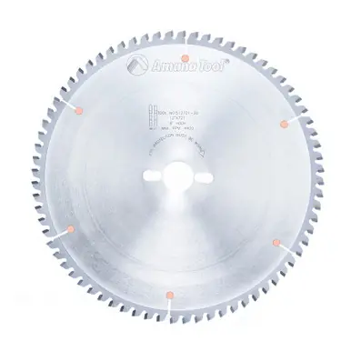 Amana 512721-30 Carbide Tipped Aluminum and Non-Ferrous Metals 12" D x 72T TCG, -6 Deg, 30MM Bore,