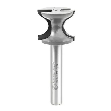 Amana 53824 Carbide Tipped Window Sill Edge 3/8 R x 1-7/16 D x 1-1/8 CH x 1/2" Shank Router Bit