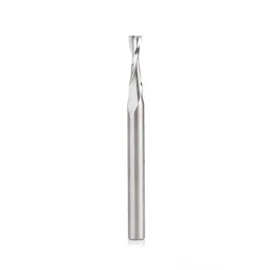 Amana HSS1631 HSS Spiral Aluminum Cutting Double Flute Up-Cut 3/16 D x 5/8 CH x 1/4 Shank 2-7/8"
