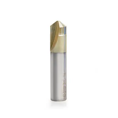 Amana 45785 ZrN Coated V-Groove 108 Deg. Folding for ACM Panels Like Alucobond, Dibond, 0.090 Tip