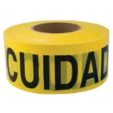 CH Hanson 16002 Bilingual Caution/Cuidado Barricade Tape