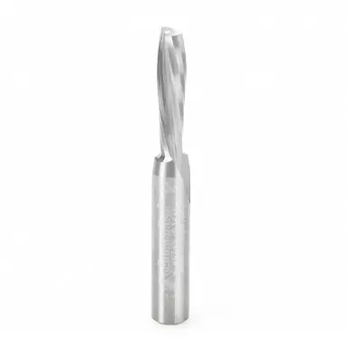 Amana 46345 CNC Spiral Plunge for Solid Wood 3/16 D x 5/8 CH x 1/4 Shank x 2" Down-Cut Router Bit