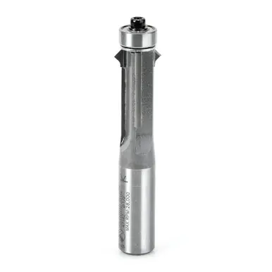 Amana 47162 Carbide Tipped Flush TrimV Groove 5/8 D x 1" CH x 1/2 Shank w/ Lower Ball Bearing Router