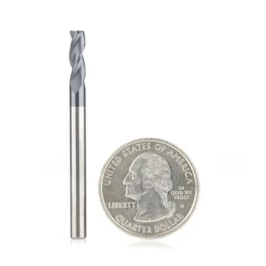Amana 51612 Metric Spiral for Steel, Stainless Steel & Non Ferrous Metal w/ AlTiN Coating 3-Flute x