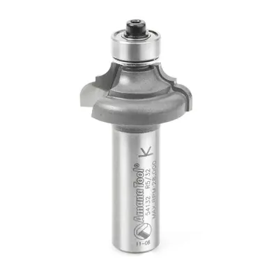 Amana 54132 Carbide Tipped Classical Cove & Bead 5/32 x 5/32 R x 1-1/8 D x 1/2 CH x 1/2" Shank w/