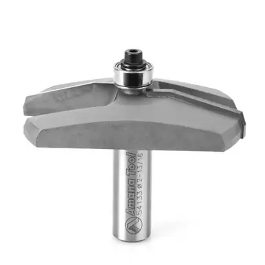 Amana 54133 Carbide Tipped Raised Panel for Shaker Door 2-3/16 D x 33/64 CH x 1/2 Shank x 2-1/64"