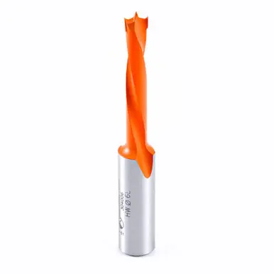 Amana 304006 Carbide Tipped Brad Point Boring Bit L/H 6mm D x 70mm Long x 10mm Shank