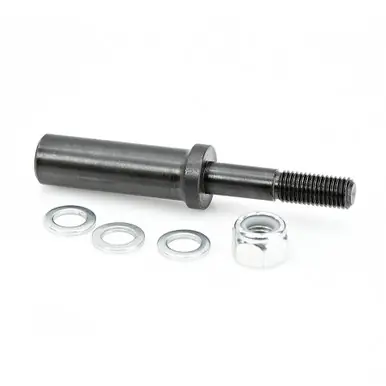 Amana 47612 Router Arbor w/ Hex Nuts and Washers 5/16-24 NF D x 1-3/8 Height x 1/2" Shank