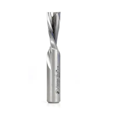 Amana HSS1661 HSS Spiral Aluminum Cutting Double Flute Down-Cut 1/2 D x 1-1/4 CH x 1/2" Shank Router