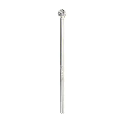 Amana BURS-160 Ball Shape Head 1/2 D x 7/16 CH x 1/4 Shank x 6-1/2" Double Cut SD Burr Bit
