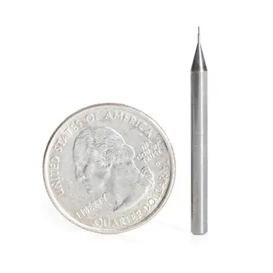 Amana 51751 Mini Spiral for Steel, Stainless Steel & Composites, AlTiN Coated 0.0075 Radius x 0.015