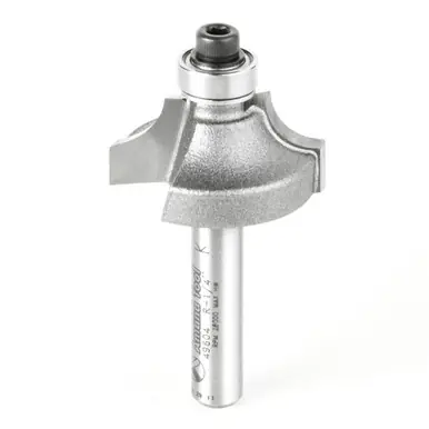 Amana 49604 Carbide Tipped Beading 1/4 R x 1" D x 1/2 CH x 1/4 Shank Router Bit