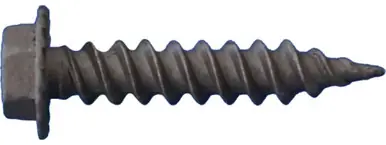 Daggerz SMCT10208BRZ - 10 x 2" Unslotted Hex Washer Head Serrations Sheet Metal Bronze 2500