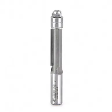 Amana 47128-2 Carbide Tipped Flush Trim 1/2 D x 1-1/2 CH x 1/2" Shank w/ Double Ball Bearing 3-Flute