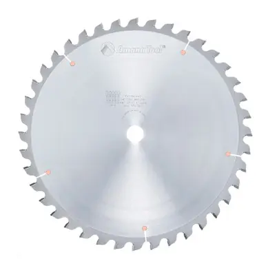 Amana RA1440 Carbide Tipped Radial Arm 14" D x 40T 4+1, -2 Deg, 1" Bore Circular Saw Blade