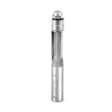 Amana 47118-2 Carbide Tipped Flush Trim 1/2 D x 1" CH x 1/2 Shank w/ Lower Ball Bearing 3-Flute