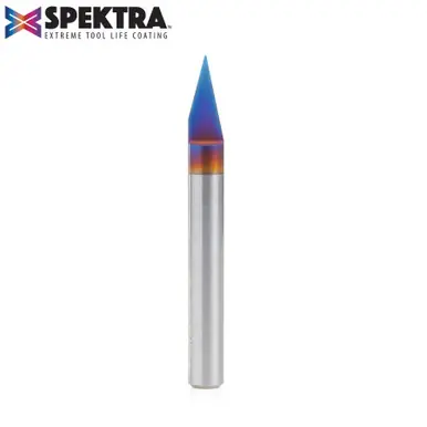 Amana 45773-K Spektra 30 Degree Engraving 0.020 Tip Width x 1/4 Shank x 2-1/4" Signmaking Router Bit