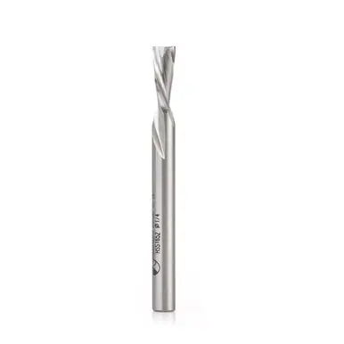 Amana HSS1652 HSS Spiral Aluminum Cutting Double Flute Down-Cut 1/4 D x 5/8 CH x 1/4 Shank 2-3/4"
